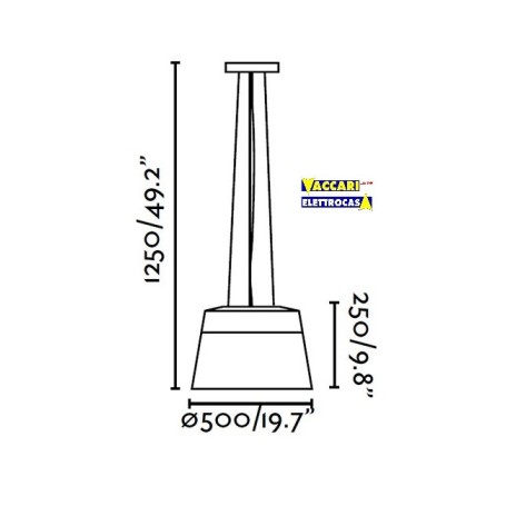 Lampadario  in tessuto e metallo FARO SAC 66192