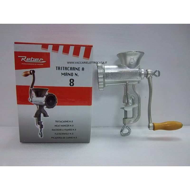 Tritacarne a mano N.8 REBER