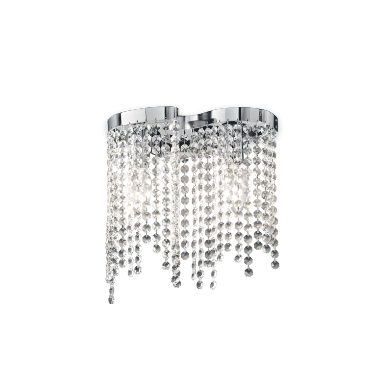 LAMPADA PARETE APPLIQUE CRISTALLI PENDENTI