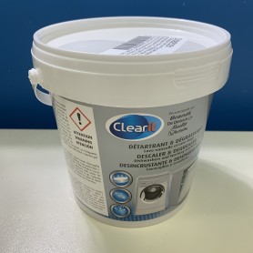Sgrassatore anticalcare in pastiglie per lavatrice e lavastoviglie (12 pastiglie) CLEAR IT 2