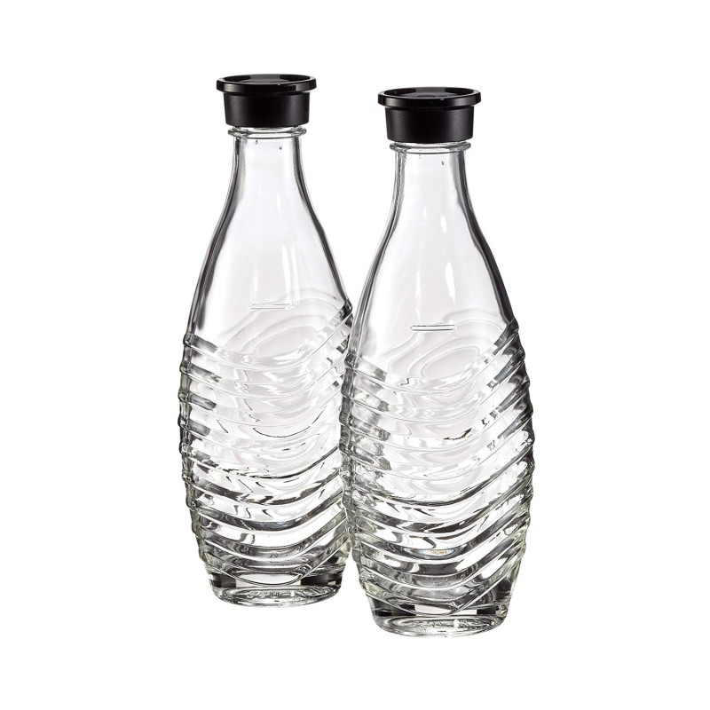 Set di 2 bottiglie in vetro per modelli CRYSTAL e PENGUIN SODASTREAM