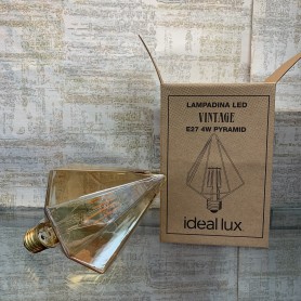 Lampadina LED VINTAGE PYRAMID E27 4W 2200K IDEALLUX 201276 2