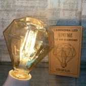 LAMPADINA LED VINTAGE DIAMOND 4W