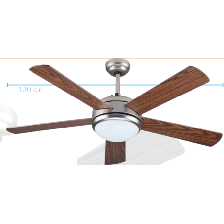 VENTILATORE SOFFITTO LUCE LED TELECOMANDO