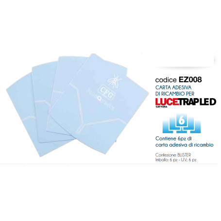 RICAMBIO ADESIVO PER LUCETRAP LED