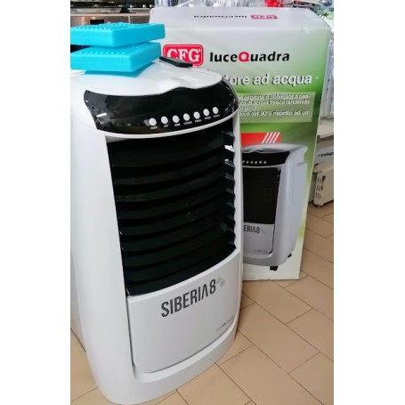 RAFFRESCATORE D'AMBIENTI CON SERBATOIO ACQUA E GHIACCIO IONIZZATORE SIBERIA 8 CFG