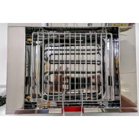 PICCOLA GRIGLIA ELETTRICA TUTTA INOX B830 ELETTROPIU'1600Watt 2