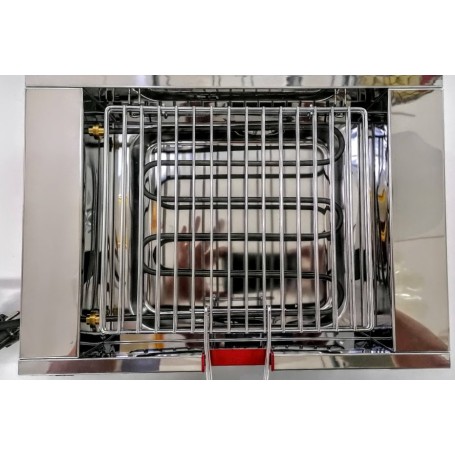 PICCOLA GRIGLIA ELETTRICA TUTTA INOX B830 ELETTROPIU'1600Watt PICCOLA GRIGLIA ELETTRICA TUTTA INOX B830 ELETTROPIU'1600Watt