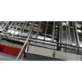 Griglia elettrica con interrutore tutta inox made in Italy 2
