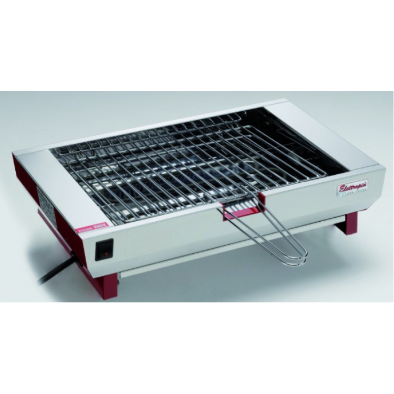 Griglia elettrica con interrutore tutta inox made in Italy