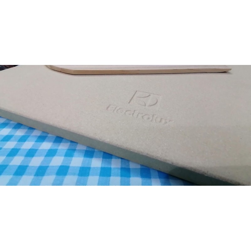 Pietra Refrattaria Electrolux Per Pizza - Set Con Paletta Legno E Rotella, 380x333mm