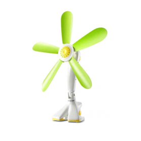 Ventilatore con clip da tavolo senza griglia, pale plastica a trascinamento magnetico CFG  2