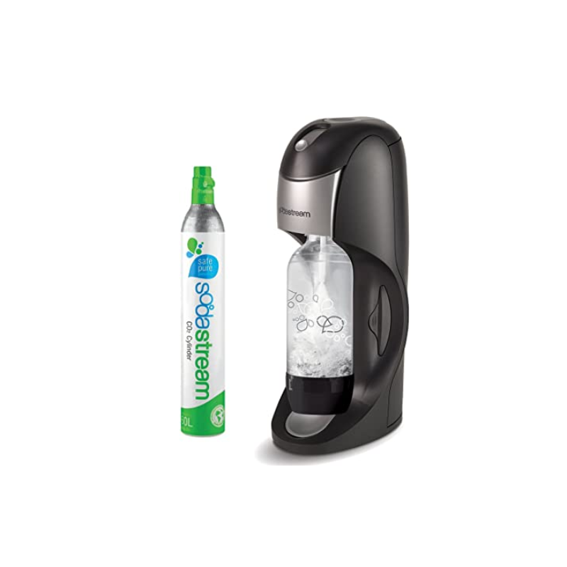 Gasatore DYNAMO SODASTREAM con bottiglia da Lt1 in PET e 1 cilindro in licenza DYNAMO
