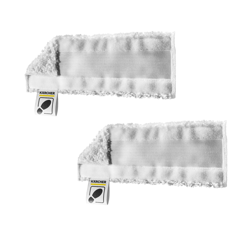 Set 2 panni in microfibra per bocchetta pavimenti EasyFix KARCHER 2.863-259.0 per modelli SC1 SC2 SC3 SC4 SC5 SI4 SC3 Upright