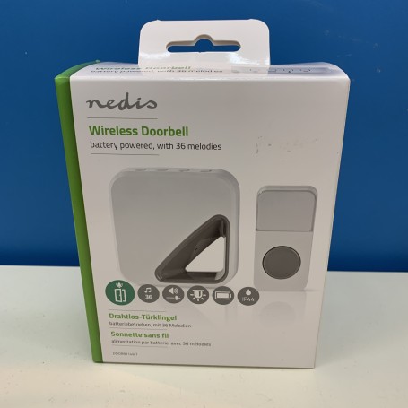 Campanello senza fili NEDIS DOORB114WT