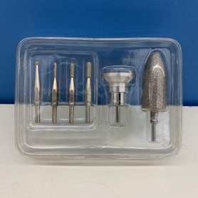 Kit 6 testine di ricambio per BEURER manicure/pedicure MP60 MP62