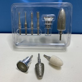 Kit 9 testine di ricambio per BEURER manicure/pedicure MP60 MP62