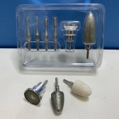 Kit 9 testine di ricambio per BEURER manicure/pedicure MP60 MP62 