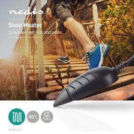 Scalda scarpe 50°, elimina odori e umidità HTSH10CBK NEDIS 2