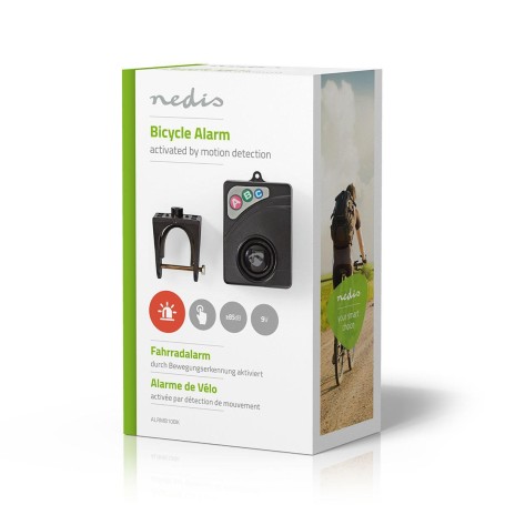 ANTIFURTO PER BICICLETTE CON ALLARME SONORO NEDIS ALRMB10BK