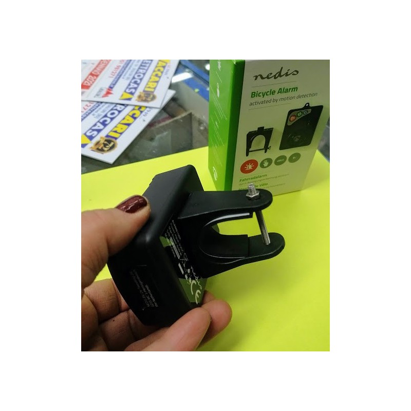 ANTIFURTO PER BICICLETTE CON ALLARME SONORO NEDIS ALRMB10BK