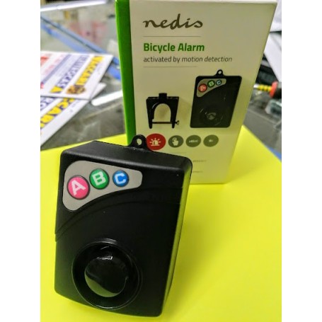 ANTIFURTO PER BICICLETTE CON ALLARME SONORO NEDIS ALRMB10BK