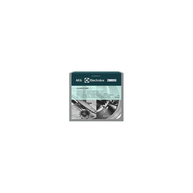 CLEAN & CARE decalcificante sgrassante per Lavatrice e Lavastoviglie 12 BUSTE