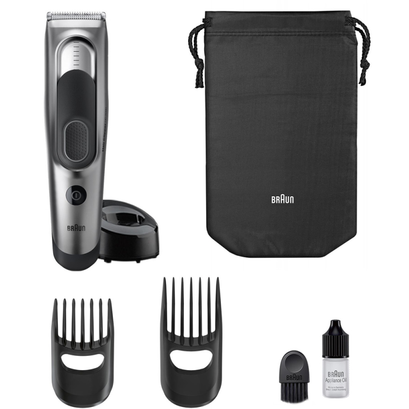 Tagliacapelli regola barba BRAUN con 16 personalizzazioni taglio HC5090