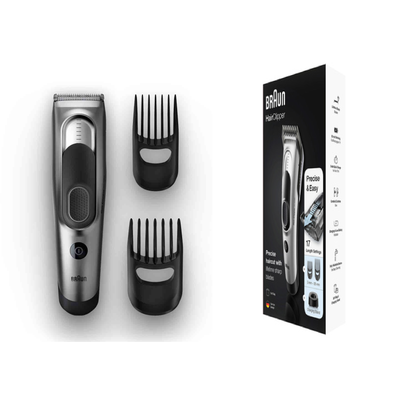 Tagliacapelli regola barba BRAUN con 16 personalizzazioni taglio HC5090