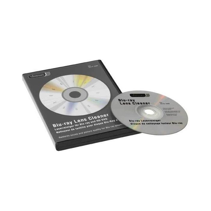 DVD PULISCI LENTE PER LETTORI BLU-RAY   LENS CLEANER VIVANCO