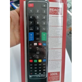 TELECOMANDO PER TV SHARP SOSTITUTIVO GIA' PRONTO ALL'USO JollyLine 2