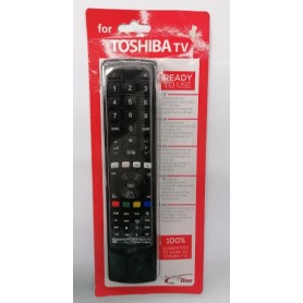 TOSHIBA TELECOMANDO PER TV SOSTITUTIVO GIA' PRONTO ALL'USO JollyLine 2