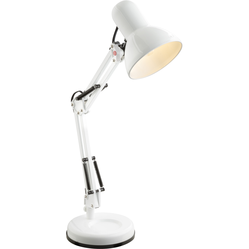 lampada tavolo metallo snodata nera E27 GLOBO