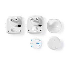 campanello senza fili doppio 220v con lampeggiante Nedis 2