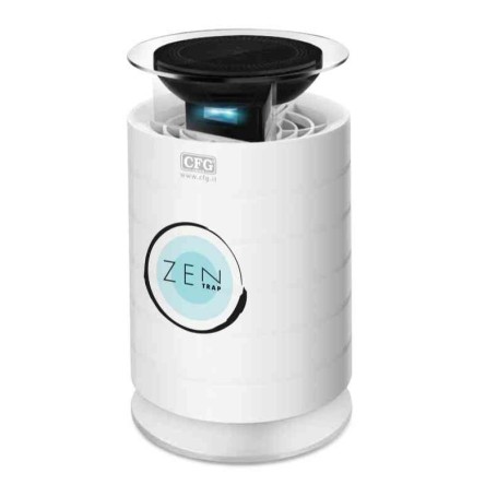 Attira e cattura zanzare comuni e insetti notturni, 30mq copertura sensore crepuscolare EZ013 ZENTRAP CFG