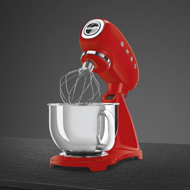 Impastatrice planetaria full color ROSSO SMF03RDEU SMEG