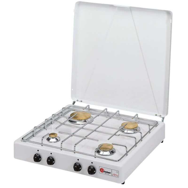 Fornello a gas 4 fuochi bianco 542S PARKER