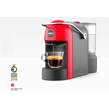 Macchina da caffè - capsule - rossa/nero - 