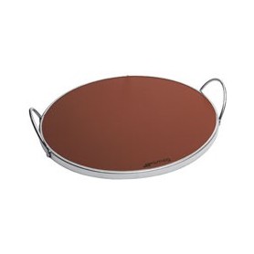 SMEG PIETRA REFRATTARIA TONDA CON MANICI PER COTTURA... 2