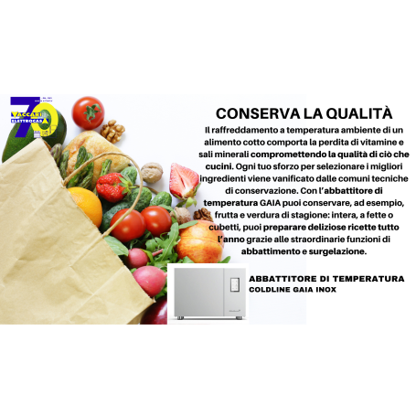 ABBATTITORE DI TEMPERATURA PER ALIMENTI USO DOMESTICO GAIA 304 IX COLDLUX ABBATTITORE DI TEMPERATURA PER ALIMENTI USO DOMESTICO GAIA 304 IX COLDLUX