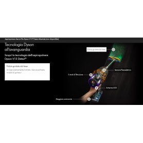 Aspirapolvere ricaricabile V15 Detect Absolute DYSON Nickel Satin