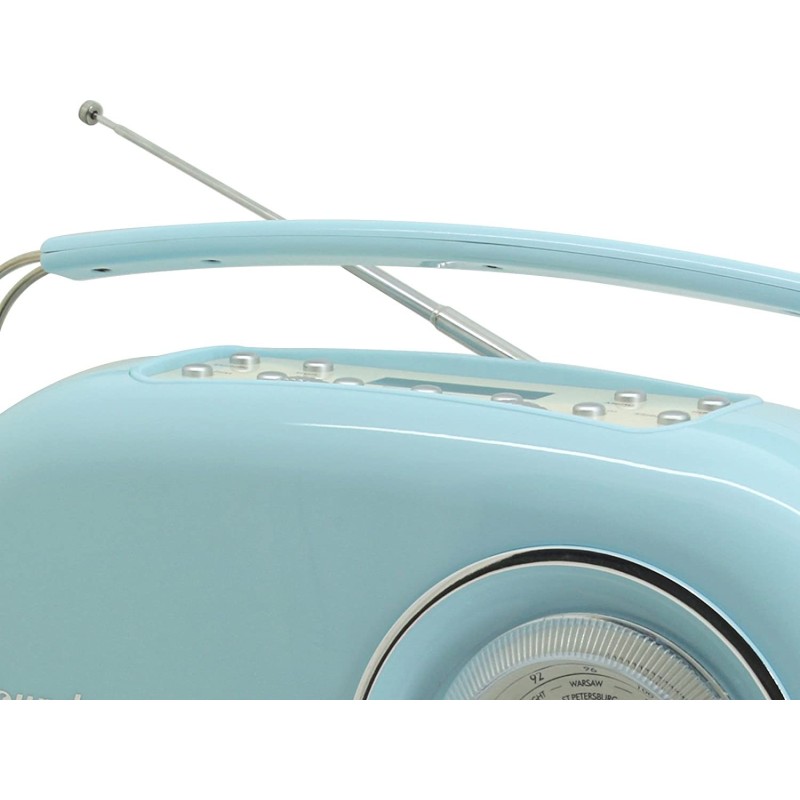 Radio DAB stile vintage azzurra DAB450BL SoundMaster
