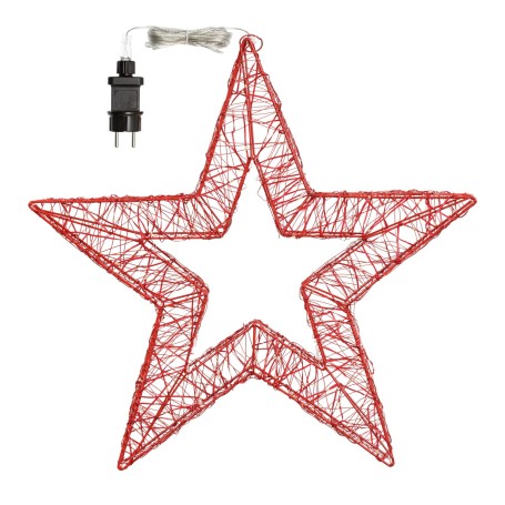 Stella luminosa ROSSA Luce bianco Caldo diametro 55cm Stella luminosa ROSSA Luce bianco Caldo diametro 55cm