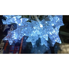 FILO CATENA 40 STELLINE LUMINOSE BIANCO FREDDO 2