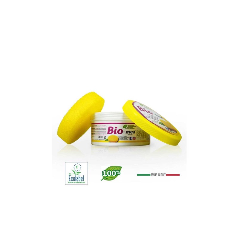 detergente biologico con spugna Biomex