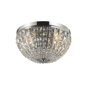 PLAFONIERA IN CRISTALLO MOLATO CALYPSO PL4  IDEALLUX