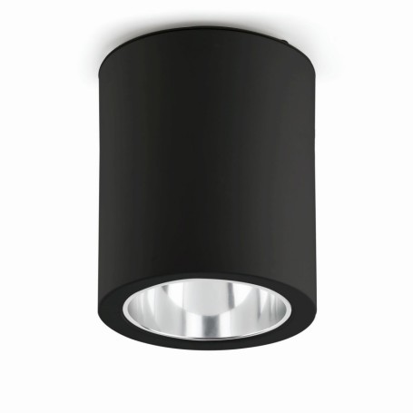 POTE 1 PLAFONIERA DA SOFFITTO CILINDRO NERO  O BIANCO