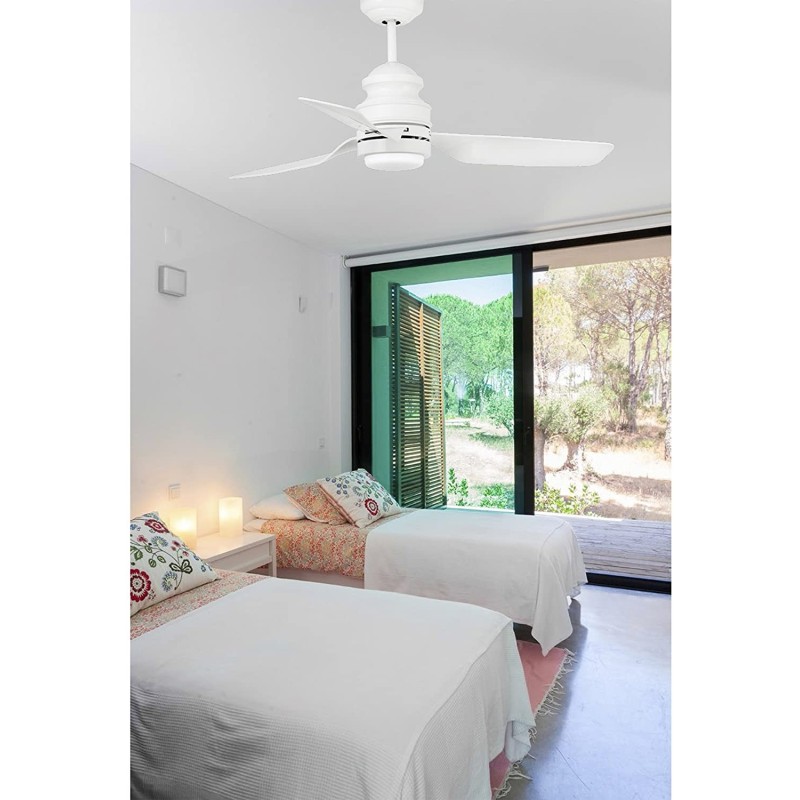 FARO 33498 PHUKET   ventilatore soffitto bianco moderno  3 pale senza  luce PHUKET FARO