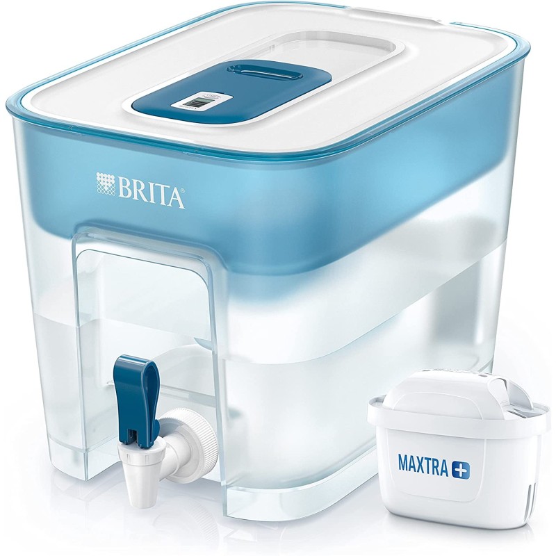 BRITA LA CARAFFA GRANDE CON RUBINETTO OPTIMAX CAPACITA' 8,5LITRI flow