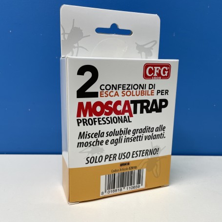 Ricambio esca solubile (2 pezzi) per Moscatrap professional EZ010 CFG
